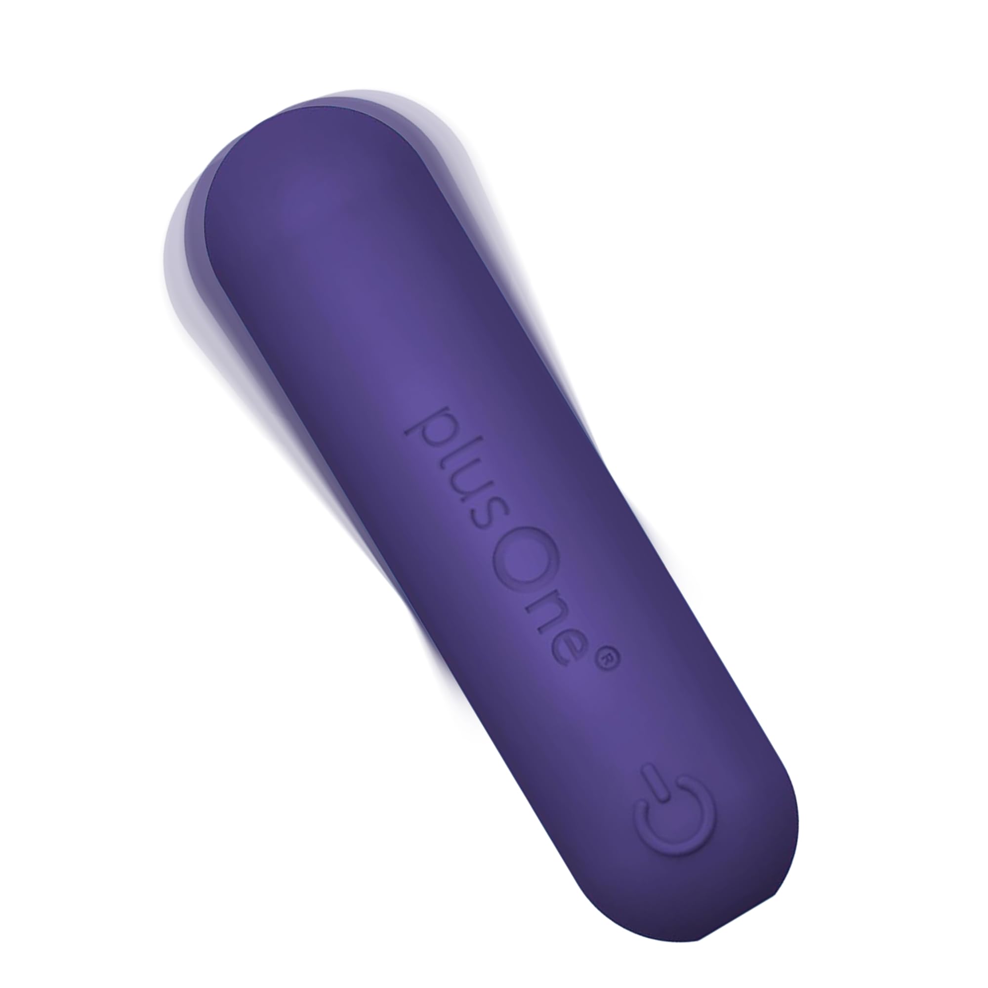 plusOne Bullet Vibrator for Women, Mini Vibrator Made of Body-Safe Silicone, Fully Waterproof, USB Rechargeable, Sex Toy Personal Massager with 10 Vibration Settings, Purple