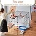 Oneluck 3-Tier Cat Cages Indoor Enclosure DIY Cat Playpen Catio Detachable Metal Wire Kennels Cats Crate Large Extra Exercise Place Ideal for 1 Cat,35.4 Inches