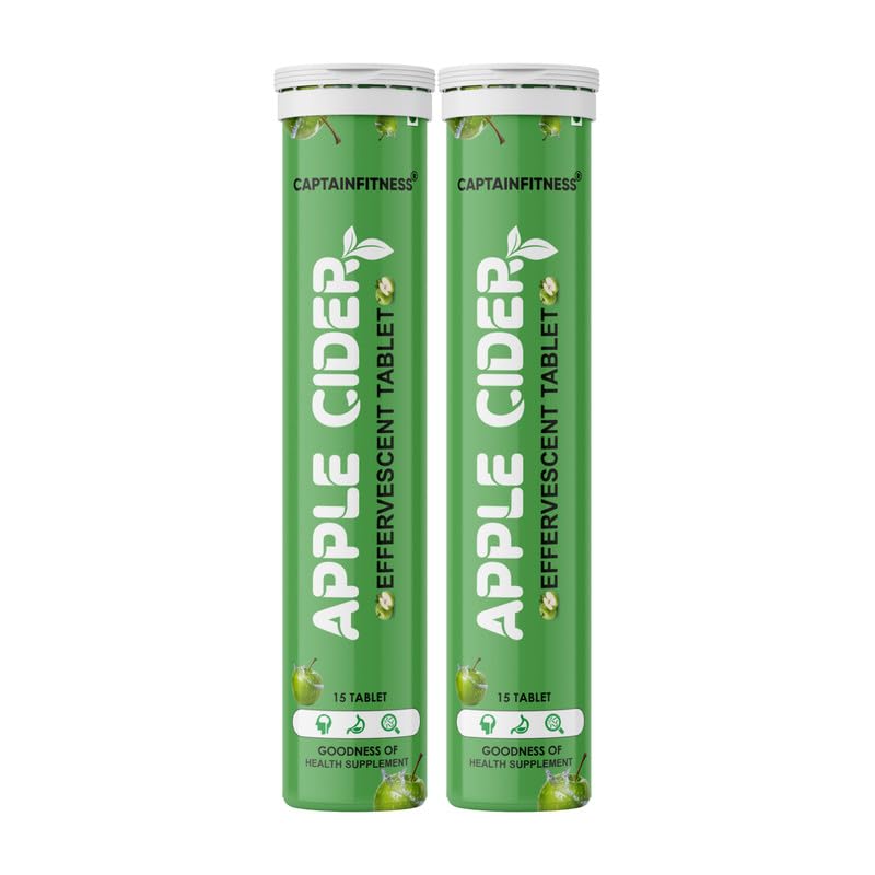 Apple Cider Effervescent Tablets(#100) Refreshing Apple Cider Flavor Drink Tablets-image-36