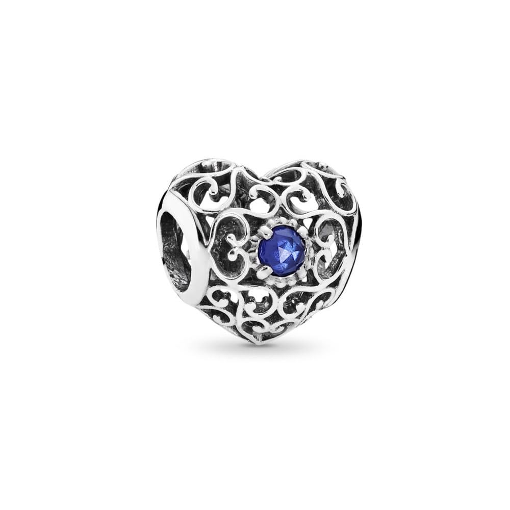 Abalorio de corazón compatible con Pandora para renovar tu pulsera 3