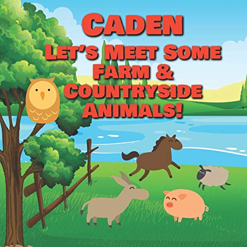 Caden Let's Meet Some Farm & Countryside Animals!: Farm Animals Book for Toddlers - Personalized Baby Books with Your Child's Name in the Story - ... Books Ages 1-3 (Personalized Books for Kids) image 3