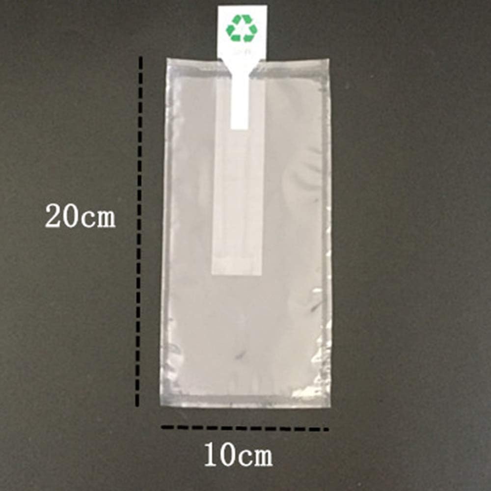 Lot de 100 sacs gonflables d'emballage en plastique transparent avec coussin de pompe gratuit, sac d'emballage de blocage de coussin gonflable, 10,2 x 20,3 cm