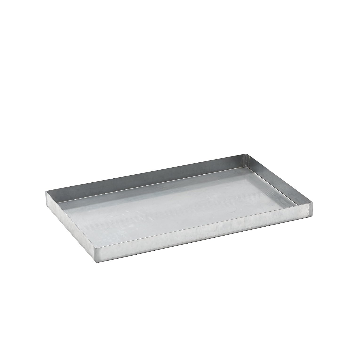eurokraft basic | Stahl-Kleingebinde-Auffangwanne | LxBxH 1000 x 600 x 70 mm, mit Zulassung, Auffangvolumen 30 l, verzinkt