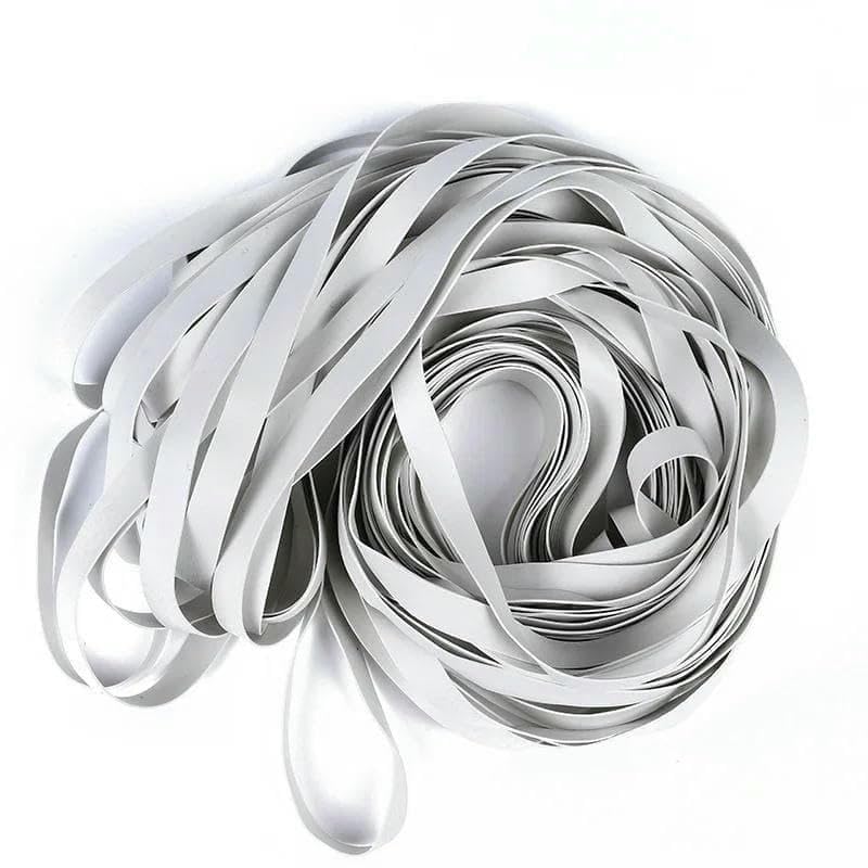 Großhandel 500 g/1000 g 3/5/6/8 mm 10 mm 15 mm 20 mm weiß-schwarzes Gummiband für DIY-Kleidung, Unterwäsche, Schwimmen, Nähmaterial-weiß-20 mm-1000 g