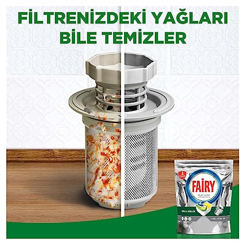 Fairy Platinum 26 Yıkama Bulaşık Makinesi Deterjanı Kapsülü Limon Kokulu, 26 Kapsül