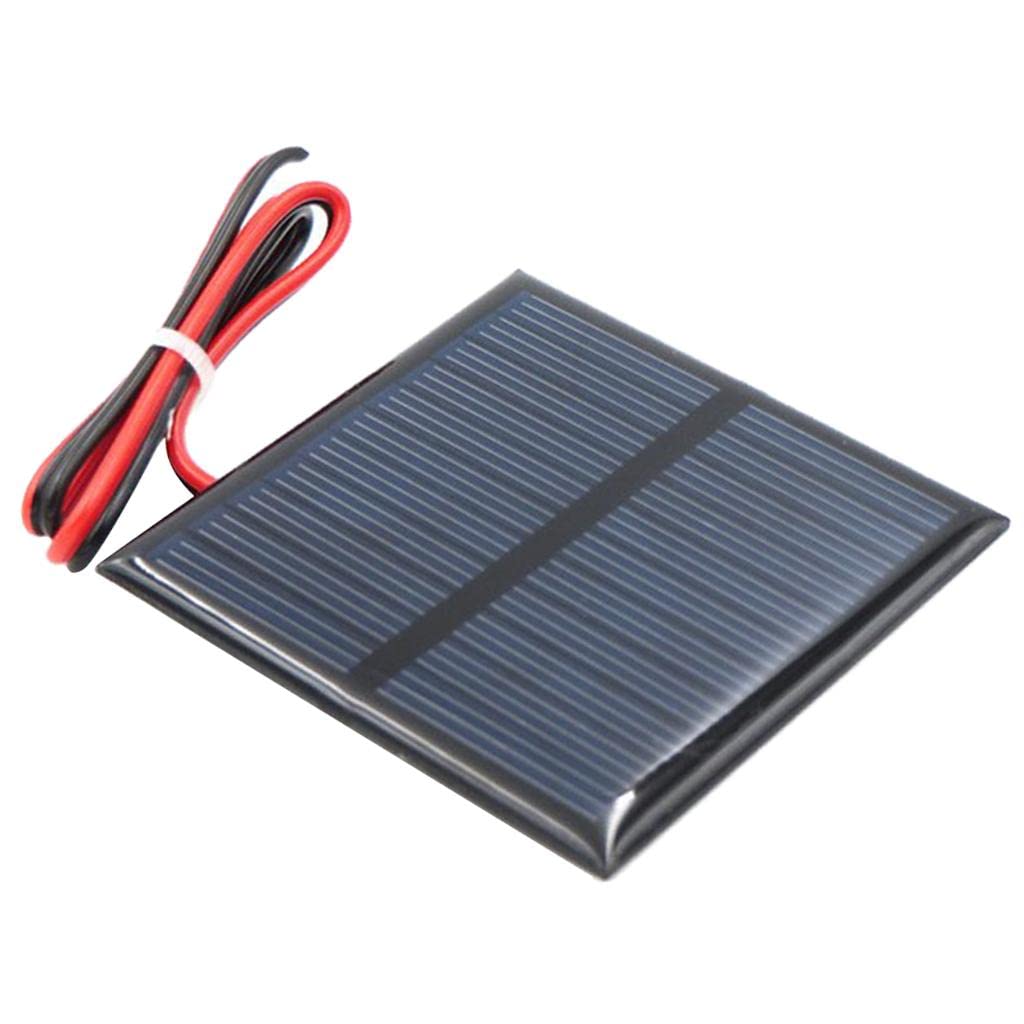 Mini Solar Panel Durablecrystalline Silicon DIY Battery Charger G 5.5V 60x60mm-image-16