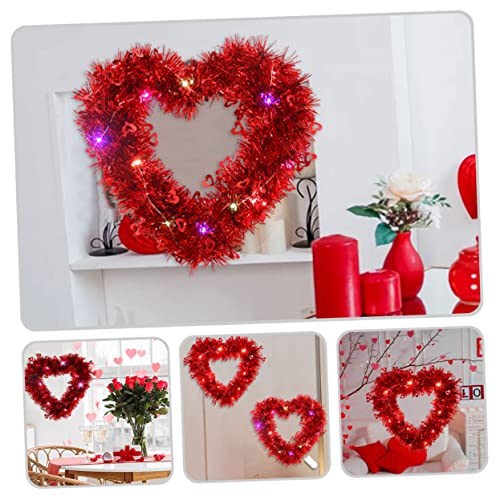 Abaodam Grinaldas De Guirlandas De Férias Para Janelas Guirlanda De Porta Da Frente Guirlanda Vermel