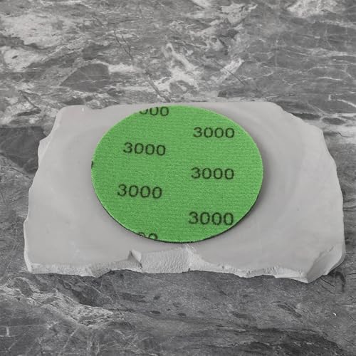 Create idea 5 x Feinschleifscheiben, Durchmesser 75 mm, 3000#, kompatibel mit Hookit Trizact Schleifscheiben zum Entfernen von Lackfehlern, Schleifpad