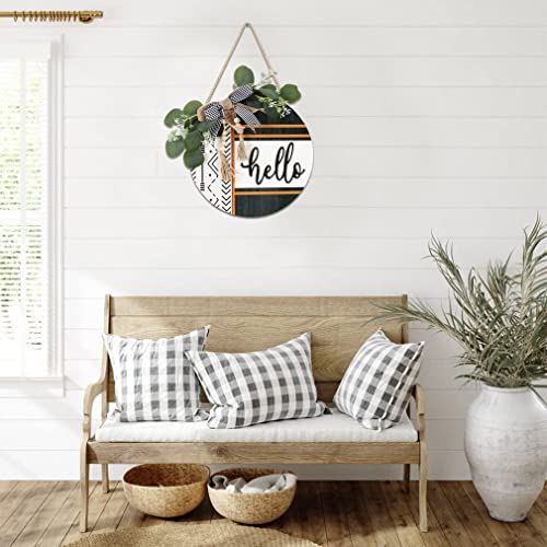 CHDITB Boho 3D Hello Front Door Sign Wreath Decor 12x12 inch by CHDITB - Used condition - Image 6