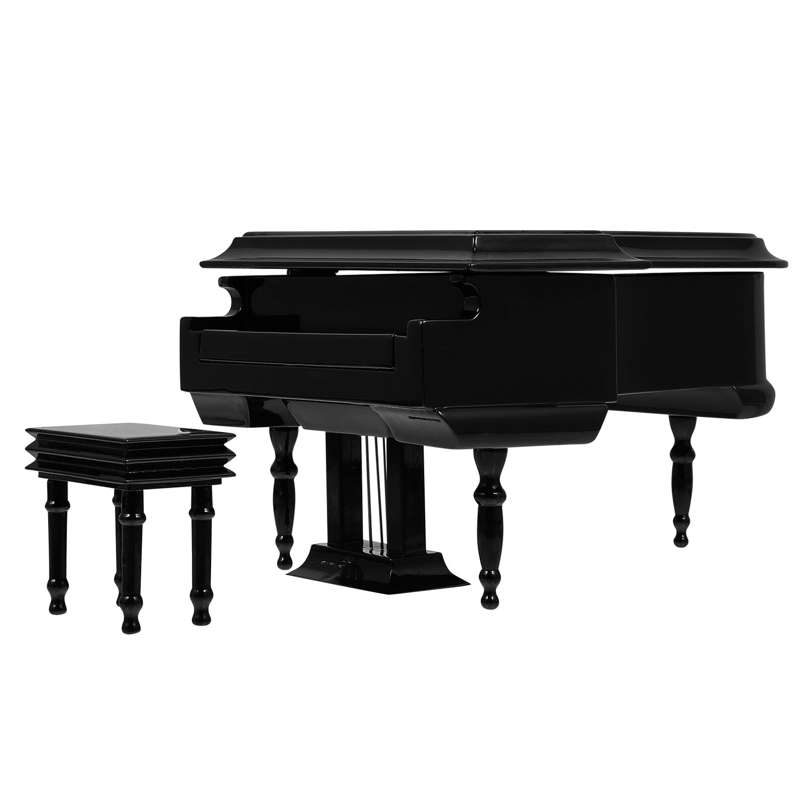 VALICLUD 1pezzi Scatola Musicale Carillon Decorativo da Tavolo Ornamento Carillon Creativo Forma di Pianoforte Portatile Regalo per Festa e Compleanno