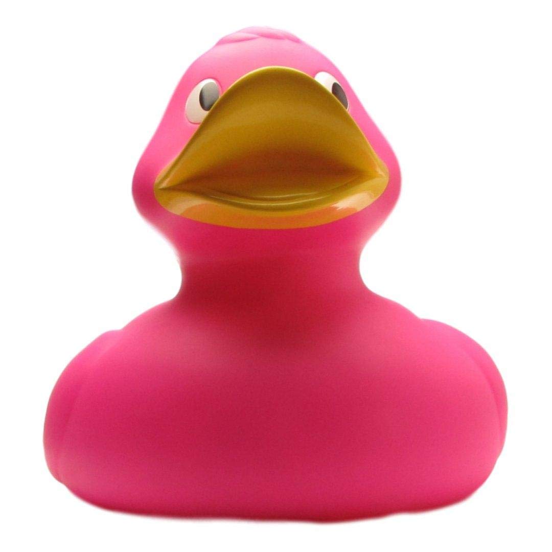 Duckshop XXL-Badeente Isabell - pink I Quietscheente I L: 31 cm