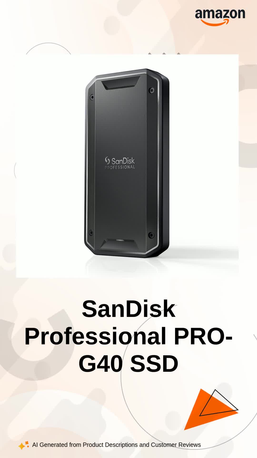 SanDisk Professional PRO-G40 SSD External Solid State Drive