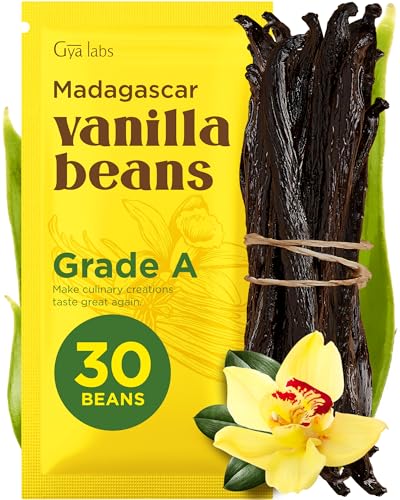 Gya Labs 30 Madagascar Vanilla Beans Grade A