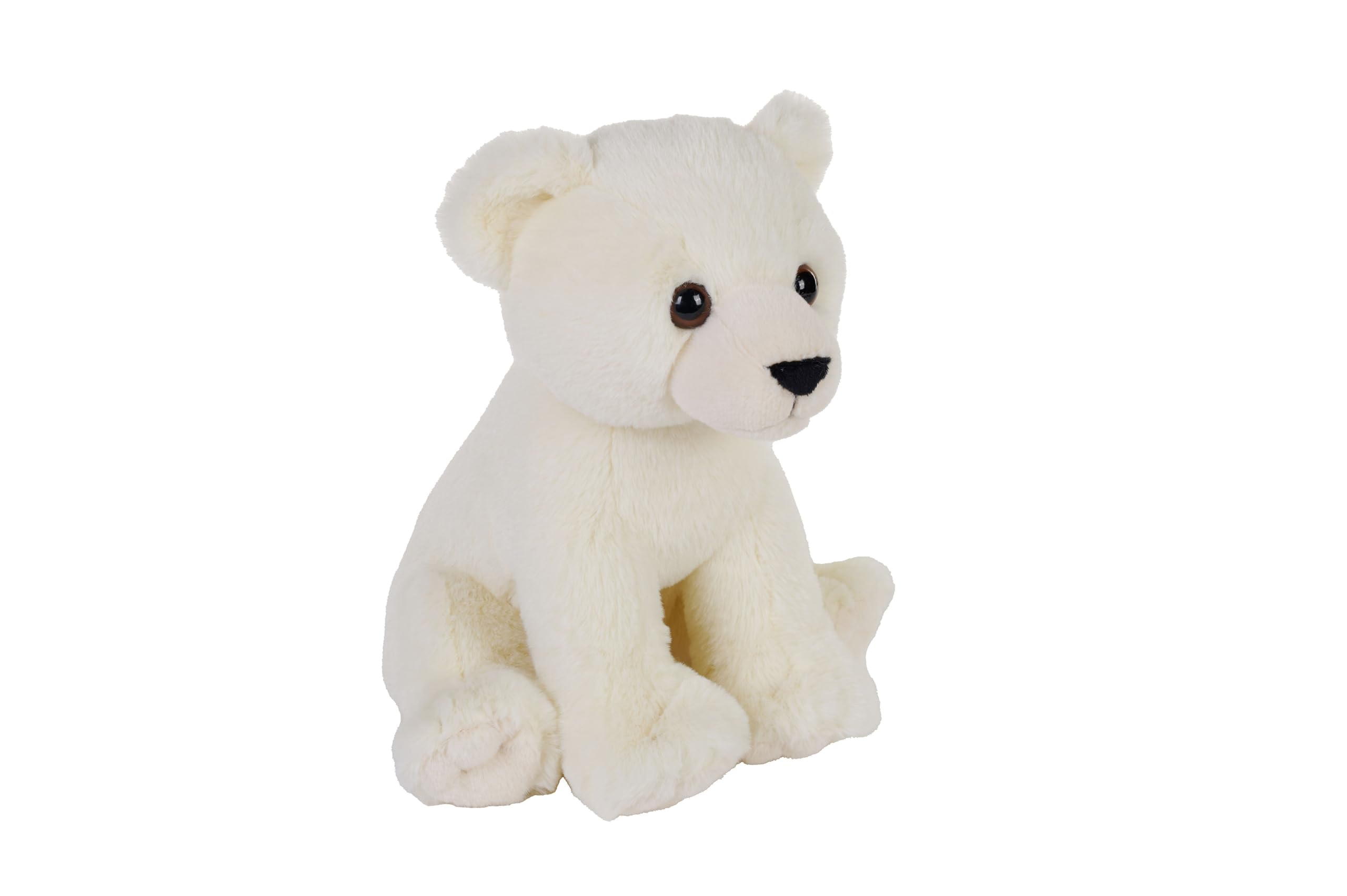 Wild Republic Earthkins Mini Polar Bear, Stuffed Animal, 8 inch, Plush Toy, Eco-Friendly