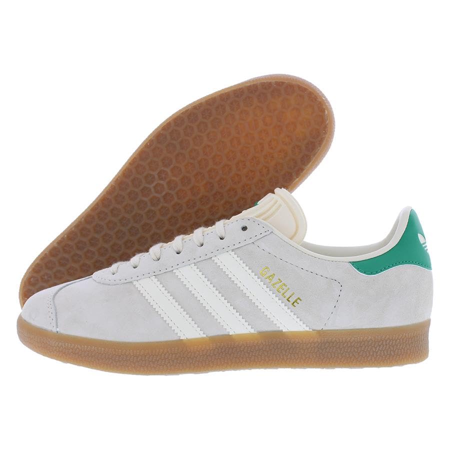 Image of adidas Gazelle Womens Shoes Size 10, Color: Taupe /White