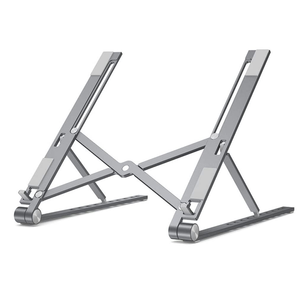 Foldable Laptop Stand Aluminum Adjustable Desktop Tablet Holder Desk Table Mobile Phone Stand D