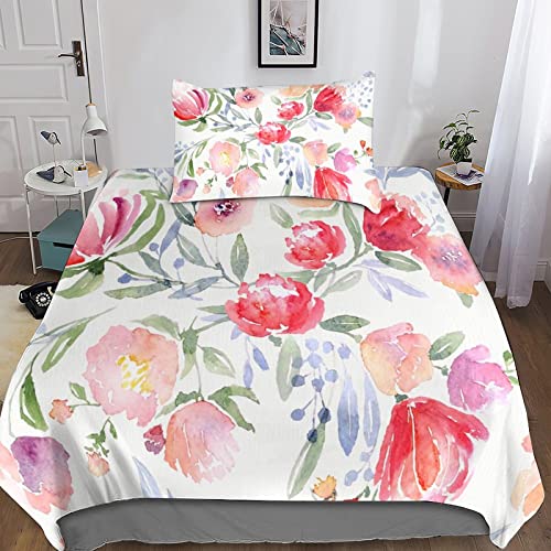 Housse de couette lit simple anti-plis pour un rangement rapide - 2