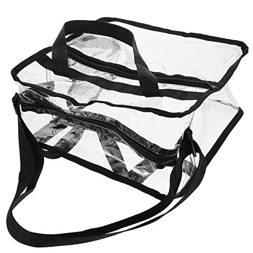 Transparent Outdoor Tote Bag Multi Functional Crossbody Bag for Travel Gym Camping Durable Material for Family Use Business Travel