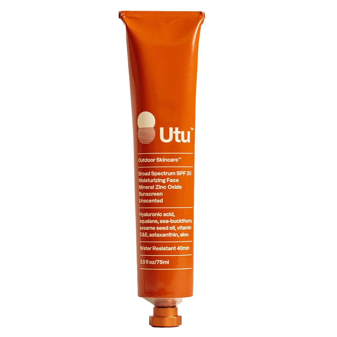 UTU - SPF30 Daily Moisturizing Face Sunscreen | Hyaluronic Acid, Squalane, Vitamin C+E | Clean, Reef Safe, Cruelty Free, Broad Spectrum, Mineral Zinc