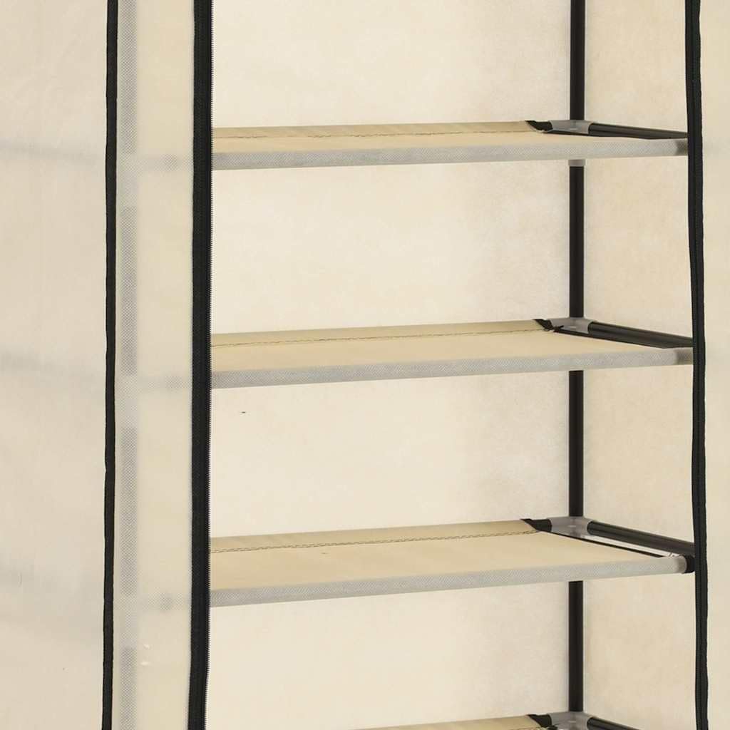 Armario de zapatos genérico de 8 niveles, 57 x 29 x 162 cm, funda no tejida con cremalleras, almacenamiento para 20 pares de zapatos, tejido ligero fácil de mover