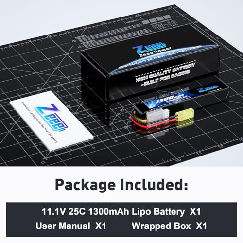 Zeee 3S Lipo Battery 1300mAh 11.1V 25C Airsoft Stick Battery for AEG, Air soft Guns AK47, MP5k, MP5 PDW, RPK, PKM - Image 5