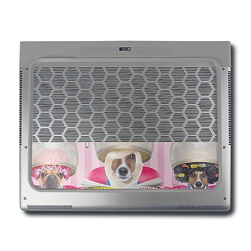 Image of MightySkins Glossy Glitter Skin Compatible with Alienware X16 R1 (2023) Full Wrap Kit - Dog Divas | Protective, Durable High-Gloss Glitter Finish | Easy to Apply & Change Styles | Made in The USA