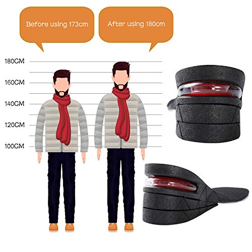 Plantillas elevadoras para hombres y mujeres 7 cm miniatura 6