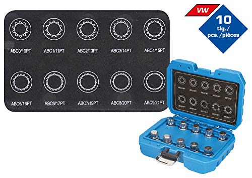 Systèmes antivols de roue pour VW débloquer écrou bloqué Brilliant Tools BT691310 - 3