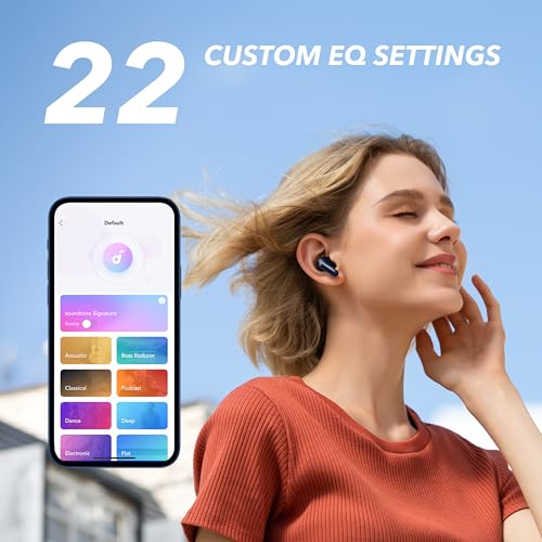 soundcore by Anker P2 Mini True-Wireless Earbuds In-Ear Kopfhörer, 10mm Audiotreiber, intensiver Bass, EQ, Bluetooth 5.2, 32 Std Akku, Aufladen mit USB-C, minimalistisches Design(Ozeanblau)… 3