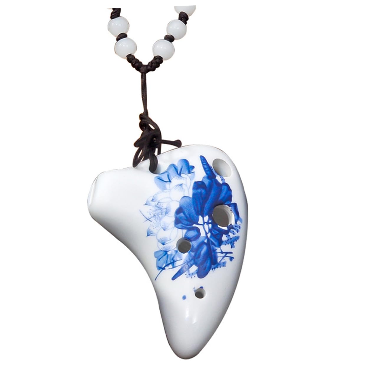 Yardwe Ceramic Ocarina Necklace Ocarina for Beginners Durable Music Instrument with Song Book present for Music Lovers