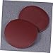 Healvian 2pcs Grits Round Sandpapers Self-Stick Sanding Sheets Dark for Industry Decorative Use
