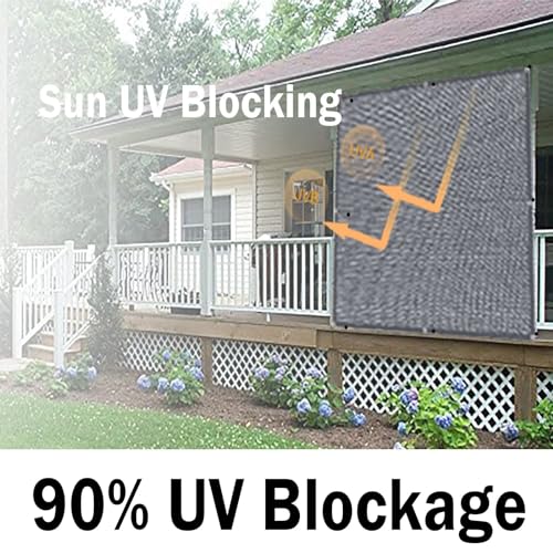Filet d'ombrage anti-UV avec œillets pour poulailler et jardin - 7
