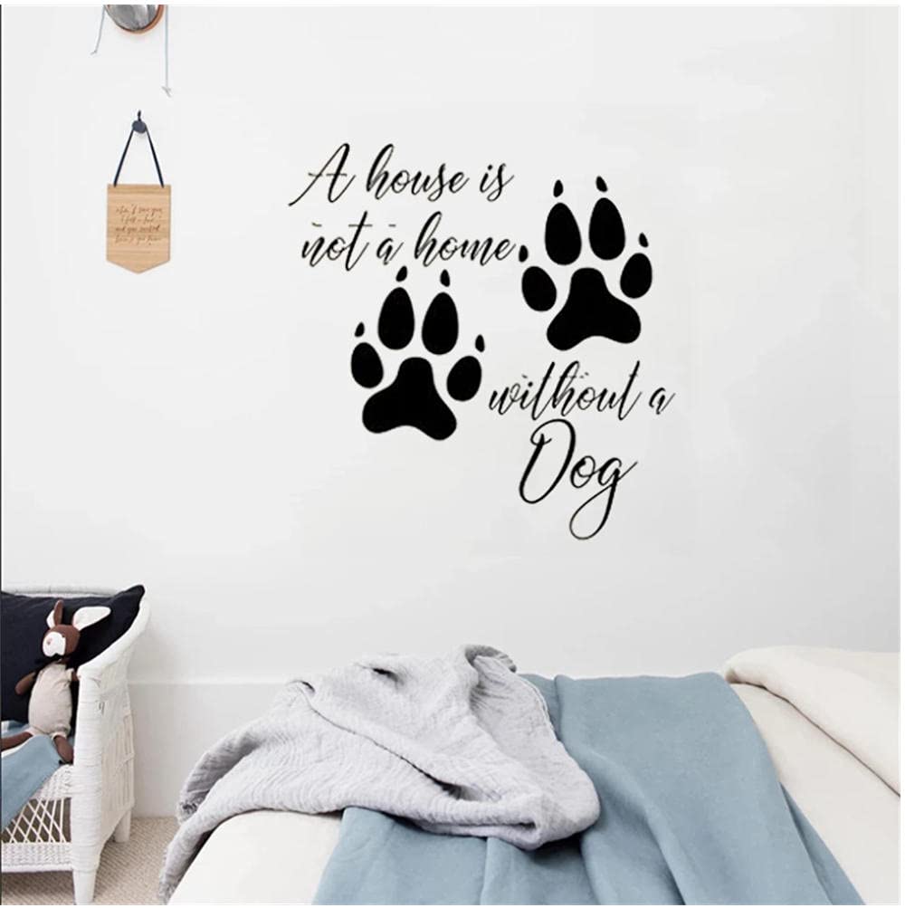 Plaque De Maison HOme 'Une Maison N'est Pas Une Maison Sans Chien' - Neuve
