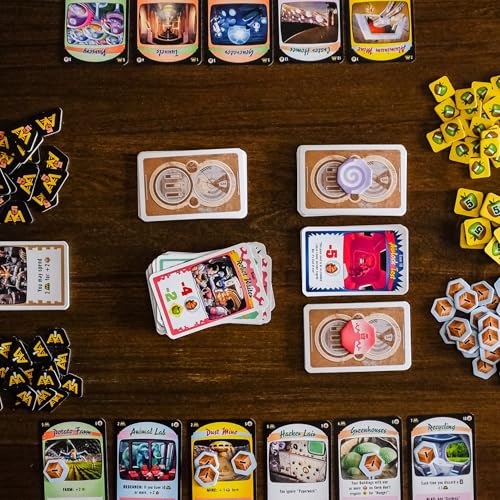 Image of Rio Grande Games: Moon Colony Bloodbath - Strategy Card Game, Space Survival, Engine Building-Engine Losing Tableau Game, Ages 14+, 1-5 Players