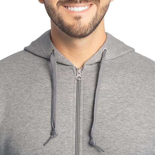 Image of Rudra Men Cotton Blend Hoodies Winter Wear Zipper Hoodie Hooded Sweatshirt Winter Hoodies Stylish Huddy Pullover Warm Hudi XL