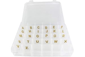 36-Grid Adjustable Letter Organizer: Keep Your Board Pristine