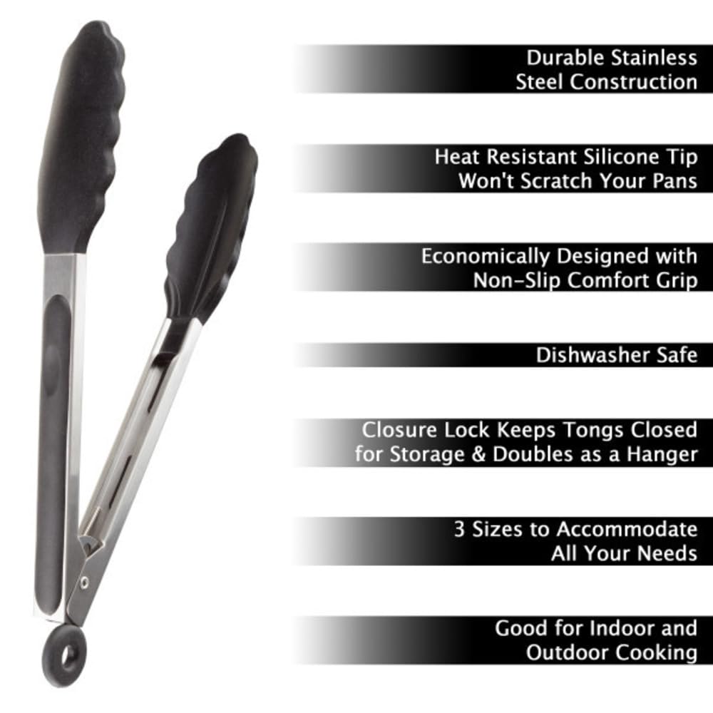 Classic Cuisine 82-KIT1039 Küchenzange, Edelstahl