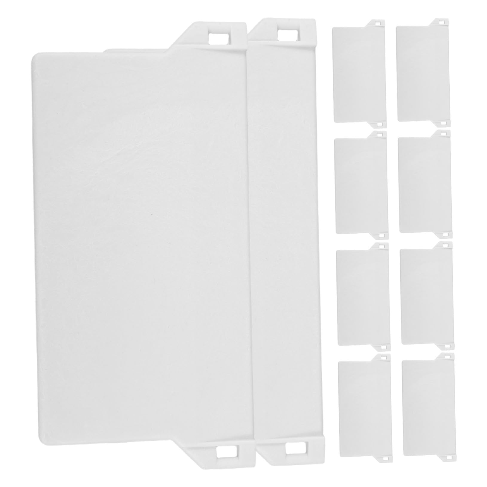 Cabilock 10pcs Cord Weight Spare for Vertical Blind Roller Blinds Window Shutter White Plastic Safety Handle Device Blinds Accessories