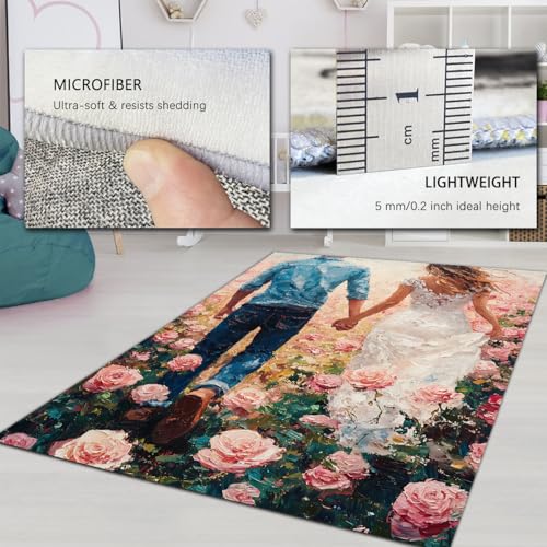 Tapis 60x120cm intérieur extérieur carpette à l'huile pour jardin - 6