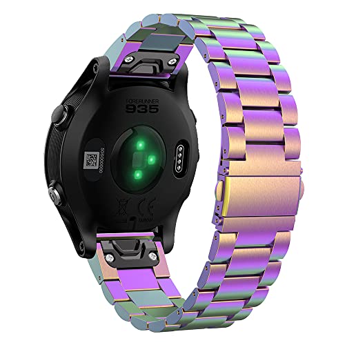 Bracelet montre acier de luxe 22mm compatible Garmin Fenix 8 47mm