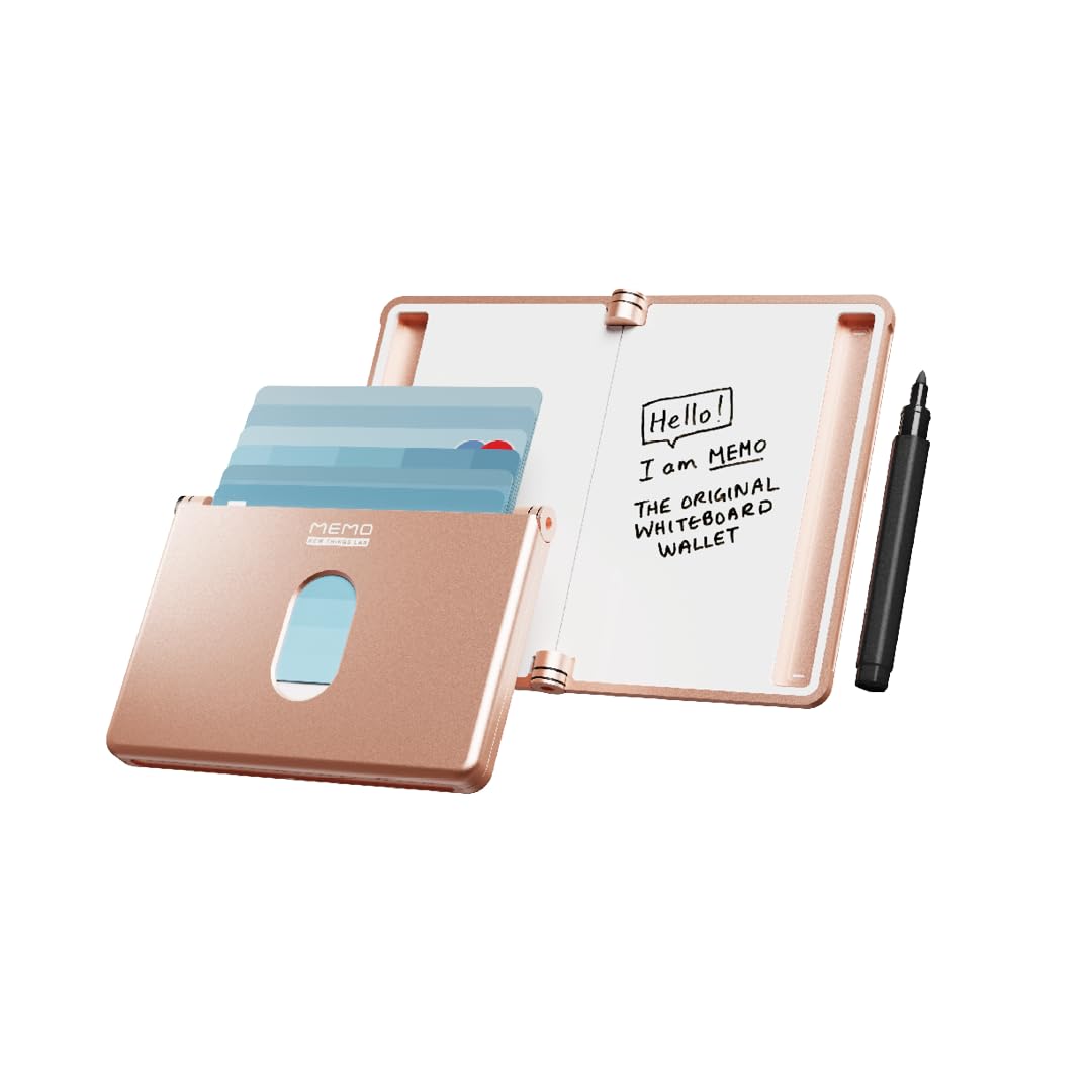 MEMO Whiteboard in a Wallet ゴールド Amazon.co.jp: New Things Lab MEMO ホワイトボードウォレット - 革新