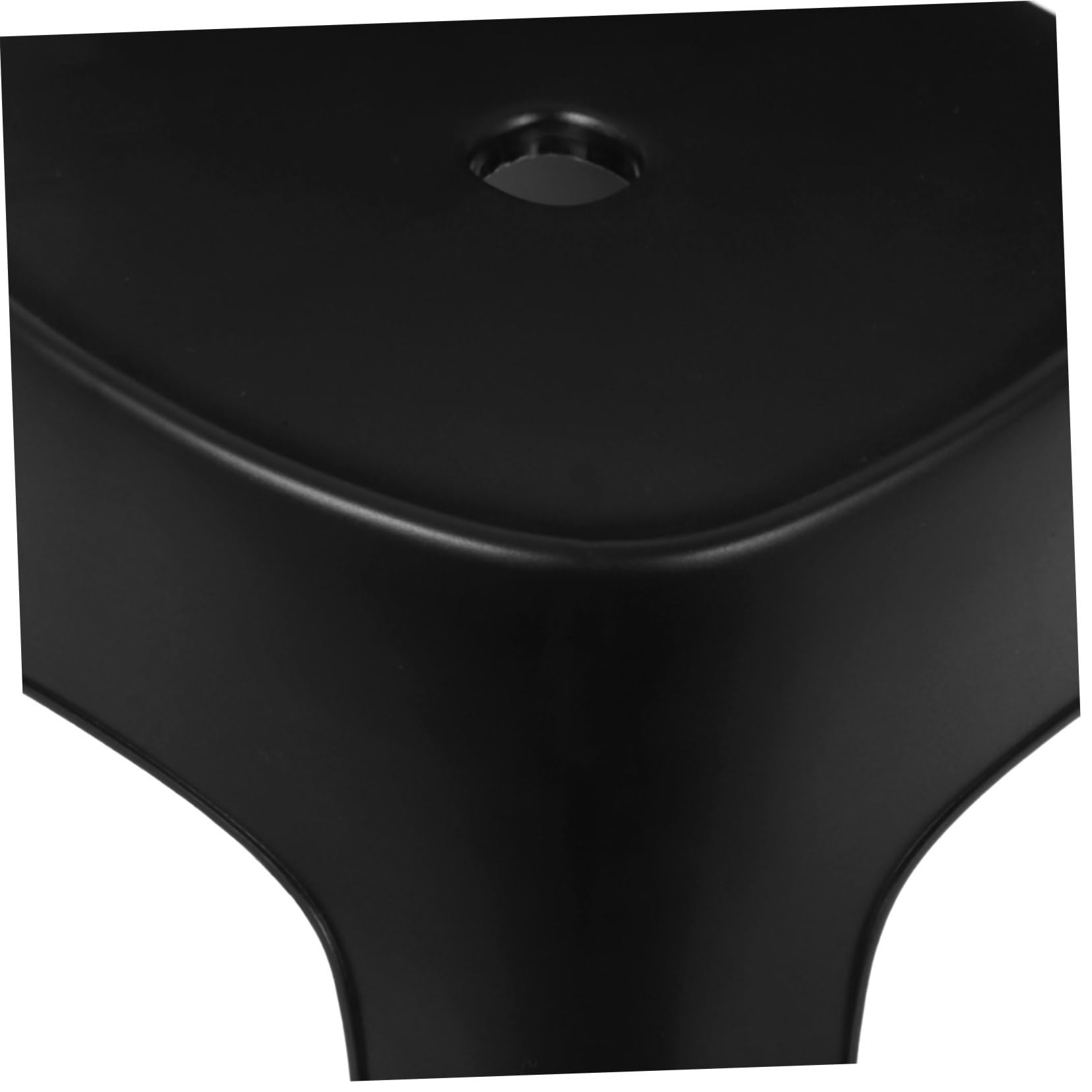PRETYZOOM Sgabello Scalino per Wc Bagno Stabile e Robusto Antiscivolo Nero in Pvc per Favorire la Posizione Naturale Accovacciata, per Uso Quotidiano in Bagno e Camera