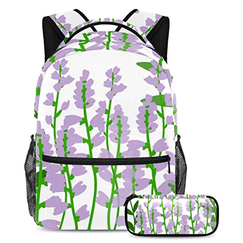 Sac à dos daypack lavande pour les cours et les voyages des jeunes