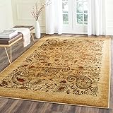 SAFAVIEH Lyndhurst Collection Area Rug - 8' x 11', Beige & Multi, Traditional Paisley Design, Non-Shedding & Easy Care, Ideal for High Traffic Areas in Living Room, Bedroom (LNH224A)