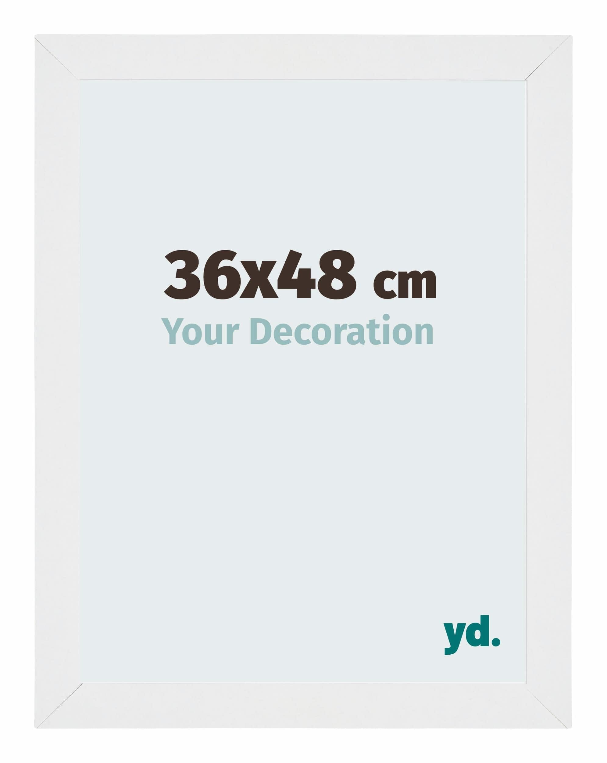 Your Decoration - Puzzle frame 36x48 - White High Gloss - Puzzle frame 500-1000 Pieces - MDF Photoframe - Mura