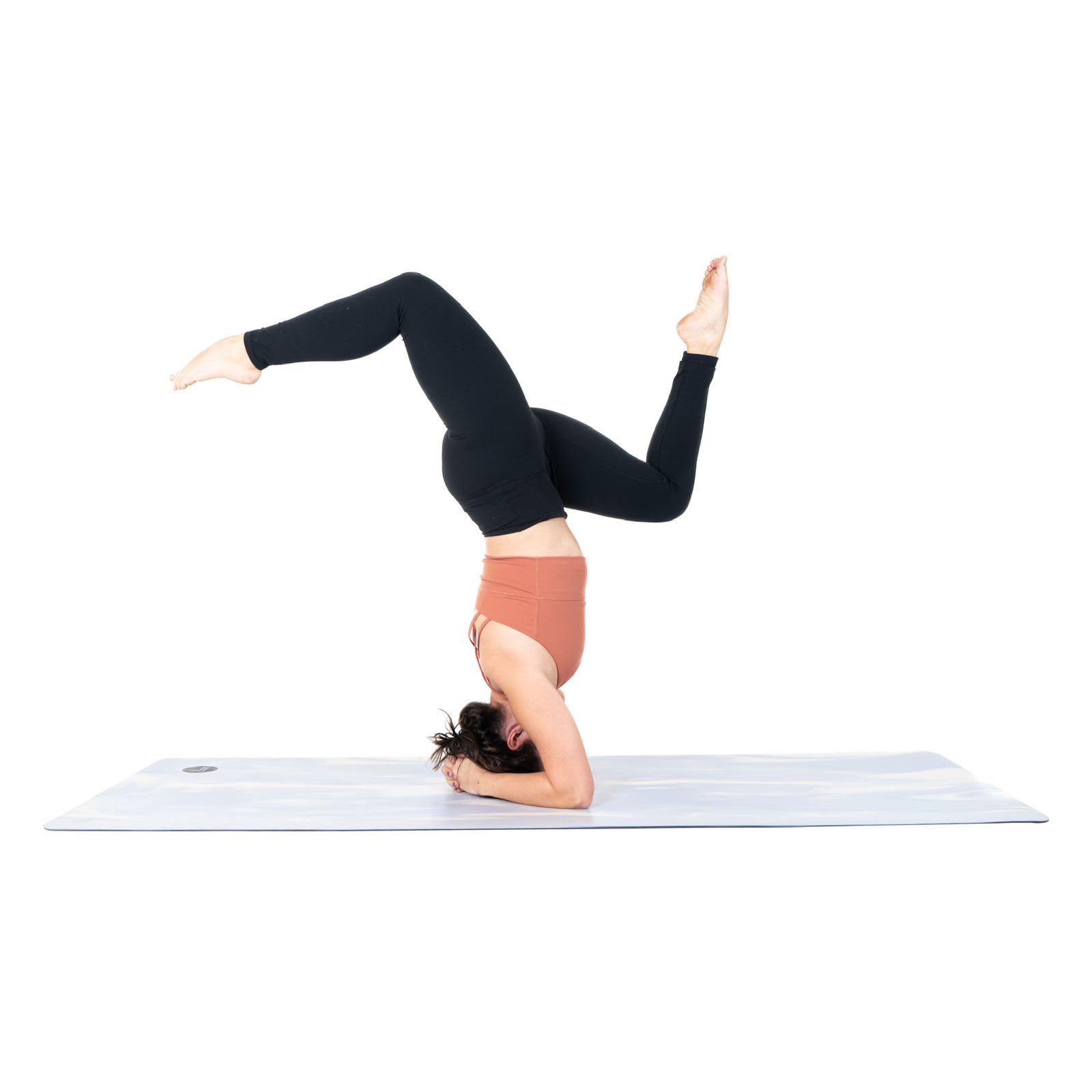 Ucan Tappetino da yoga antiscivolo, 183 x 68 cm, spessore 5 mm, per Pilates, Barre, HIIT e allenamento funzionale, superficie ecologica in poliuretano