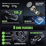 FIFINE K688 Podcast Microphone Kit, USB/XLR Dynamic Microphone with Boom Arm for PC/XLR Mixer, Gaming Mic with Mute Button, Headphone Jack for Vocal, Voice-Over, Streaming, Music Recording -K688CT - Image 3