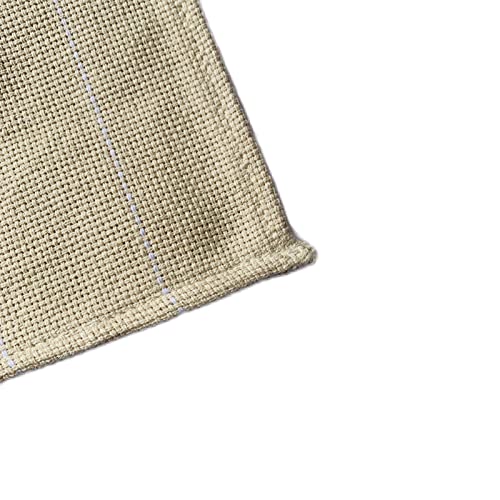 Image of Crochet Now | Monk Cloth | 13X13 Inch Needlework Fabric, Cotton Needlework Fabric Monk Cloth For Punch Needle, Rug Tufting And Cross Stitch With Stitched Ends (1), Solid, Multicolour