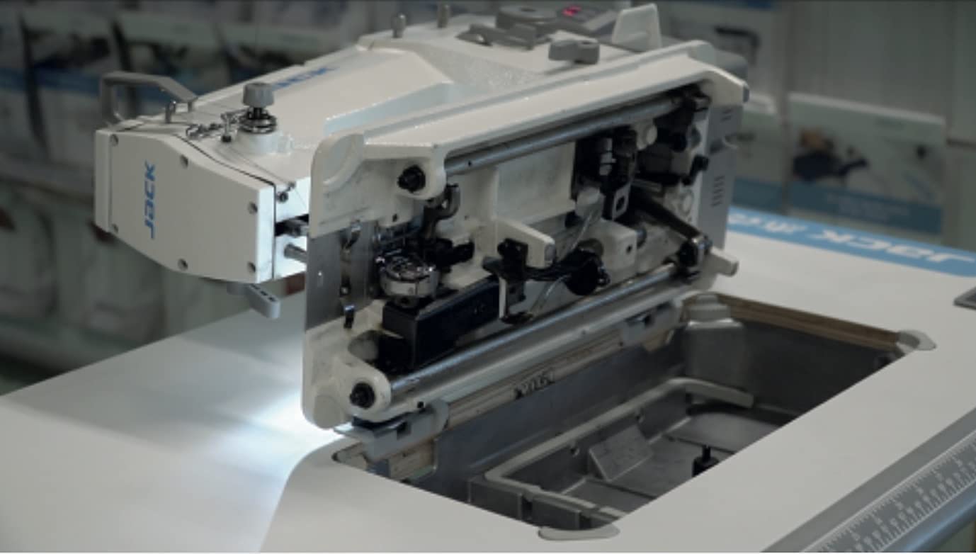 Jack 20U Máquina de Coser Industrial - Zigzag y Recta, Velocidad Ajustable, Ideal para Tela Pesada y Ligera