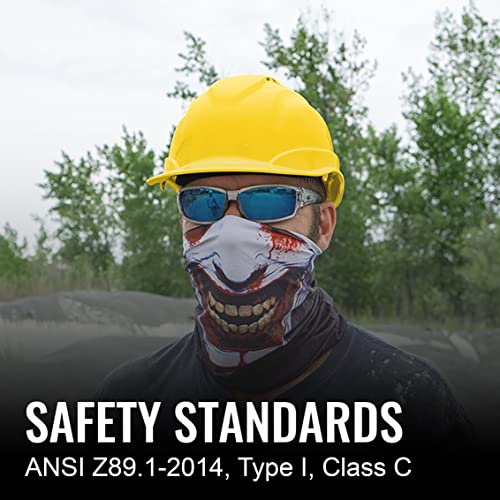 Bullhead Safety Vented Cap Style Hard Hat With Six-Point Ratchet Suspension, Reversible Construction Hard Hat For Safety With Integrated Vents And Brow Pad, Osha/Ansi Compliant, Shiny Black Graphite #TOP4